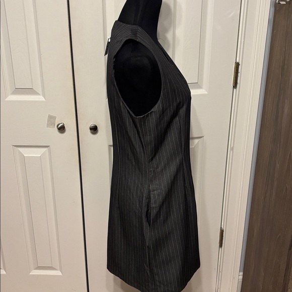 Steve Madden Sleeveless Pinstripe Mini Dress - Picture 4 of 9